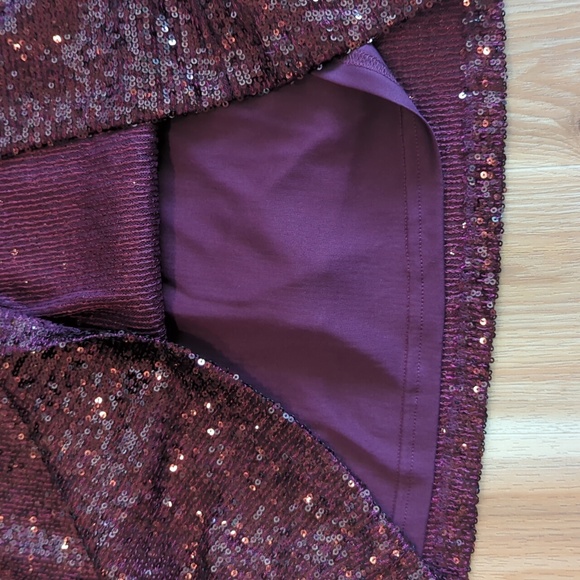 DR2 burgundy blouse Sz S - Picture 5 of 6